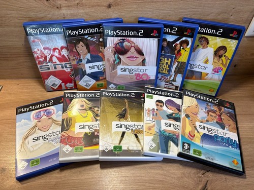 10x ps2 singstar - 10x, spiele