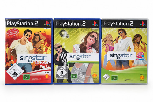 Singstar ps2 spiele - 3x,